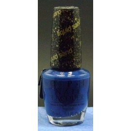 OPI O.P.I. opi Nail Lacquer #NL F66 Warf! Warf! Warf! (Liquid Sand) (Blue)  Free S&H