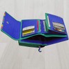 flevado Multi-coloured women's wallet genuine leather bright colourful RFID protection,