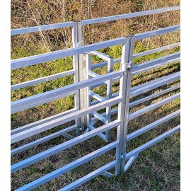Rite Farm Aluminum Sheep & Goat Anti Backup Gate for Sorting Alley Pen Systems