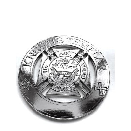 __unknown__ Masonic  Metal Chrome KNIGHTS TEMPLAR Auto Car Emblem