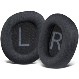 SOULWIT Mesh Stoff Ersatz Ohrpolster für Turtle Beach Stealth 600 Gen 2 USB/MAX, 600 Gen3 XB/PS/PC Wireless Headsets, Ersatzpolster Polster mit Geräuschisolierung Schaumstoff