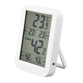 Thermometer Hygrometer Accurate Large LCD Display Temp Humidity Meter for Reptiles Terrarium Greenhouse Warehouse