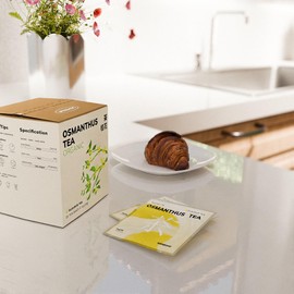 Organic Osmanthus Flavored Tea Bags,Tea Sampler Gift Set, 15Count (Pack of 1)