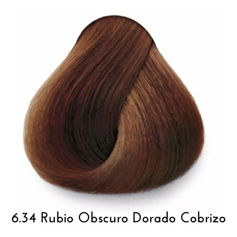 Kuul Tinte Tono 6.34 Rubio Obscuro Dorado Cobrizo Tubo90g