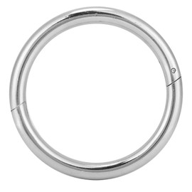 Cyrank Cattle Nose Ring, Cattle Nose Ring, 3.9 Inch Round Iron Bull Nose Ring, Calf Nose Ring, Cow Nose Clip, Bull Cow, Farm Animals, Metal Cattle Nose Clip Posture Accessories