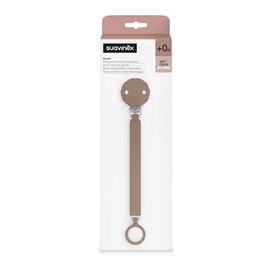 Suavinex, Chupete Clip De Silicona, Ocre
