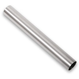 Podavelle 1.5 Inch 38mm OD Aluminum Intercooler Pipe Piping Air Intake Tube Straight 11.8" 300mm Long, Brushed Finish