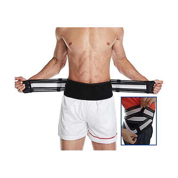 Sacroiliac Hip SI Belt Upgraded Version Joint Brace for Women and Men-That Alleviate Sciatic,Triple Strength Plus,Pelvic, Lower Back and Leg Pain, Stabilize SI Joint,Anti-Slip and Pilling-Resistant