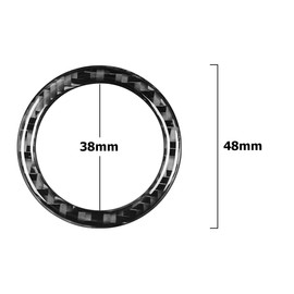 CGEAMDY Sticker for Start Button, Car Engines Start Stop Accessories, Engine Start Stop Button Decoration Protective Ring, Start Button Ignition Key Sticker (Plain Colours)