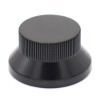 arm 4x Black Metal Solid Guitar Knobs Flat Top Hat