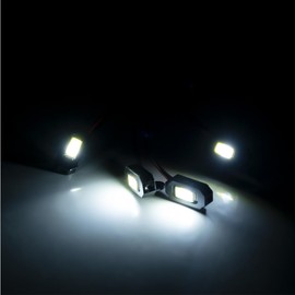 MORLORDY M1.4 RC Rock Lights Kit with Controller - RC Chassis Underglow Lights for SCX24 AX24 FCX24M 1/24 RC Crawler Cars Upgrade Parts