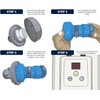 Adaptador de Manguera para Aspiradora para Piscina Accesorio conexión