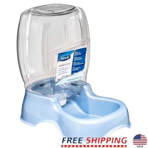 Unbranded Gravity Water Dispenser Dogs Cats Multi-Pet Hydration Easy Clean
