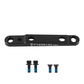 Laroal Flat Mount Disc Brake Adapter Mountain Bike Disc Brake Caliper Mount Adapter Ultralight Disc Brake Mount Adapter for Road Bike black adapter disc brake