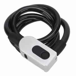 Semme Smart Bluetooth Fingerprint Cable Lock Keyless Electronic Bicycle Lock Anti-Theft Heavy Duty Security Chain for Mountain Road Bike Motorcycle Electric Bike Aluminum Alloy Stainless Steel PVC 1M