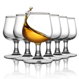 Haoxishui Shot Glasses 3.2oz, Bourbon Glasses Set of 6, Shot Glasses Set for Cognac, Tequila, Brandy, Port Wine - Perfect for Parties, Celebrations, and Home Bar