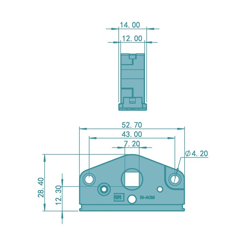FEPS Gear Case with Gear Gear Lock for Aubi Window