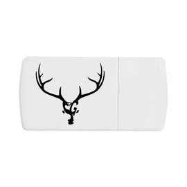 'Stag Word Art' Pill Box with Tablet Splitter (PI00033924)