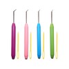 4 Pieces Colorful Knitting Loom Hook Tool Loom Knit Hook