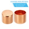 PATIKIL 1/2" Copper Pipe End Cap, 5Pcs Copper Fitting Cap