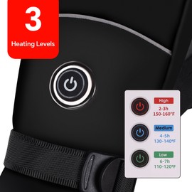 YBWLCLO Heated Gloves for Men Women, New Upgraded Rechargeable 5V 6000mAh Heated Gloves, Touchscreen Waterproof Heating Gloves for Winter Outdoor Work Skiing Hiking Camping Hunting