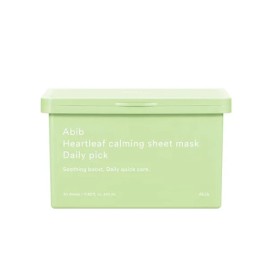 Abib [Abib]Heartleaf Calming Sheet Mask Daily Pick (30 sheets)