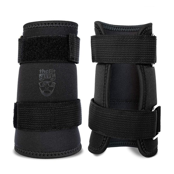THEFITGUY Kettlebell Wrist Guards, Minimizing Forearm Wrist Bruises, Adjustable Straps