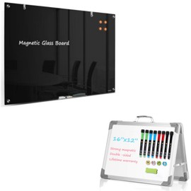 Glass Whiteboard + Portable Whiteboard