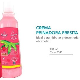 Crema Peinadora De Fresa Con Sábila Y Mantequilla de Castañas