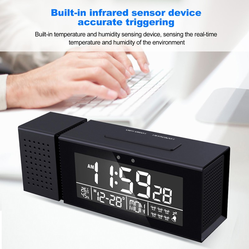 TSP30 Night Light Digital Clock Alarm with FM Radio Temperature