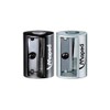 PENCIL SHARPNER - METAL- ONE HOLE PACK OF TWO BLACK