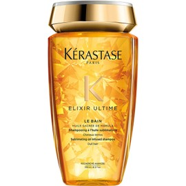 KÉRASTASE Le Bain Elixir Ultime Shampoo | Nutre profundamente desde la raíz hasta las puntas y aporta suavidad y brillo | Con Aceite de Marula, Aceite de Camelia y Aceite de Argán | 250ml