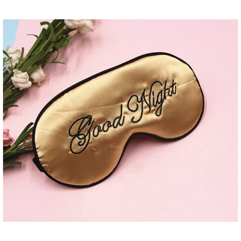 WIZBIOTECH Sleep Mask, 100% Real Natural Good Night Eye Mask