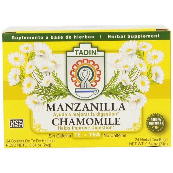 Tadin Manzanilla Chamomile Tea, 24 ct