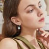 POPLYKE Celtic Filigree Teardrop Drop Dangle Earrings Sterling Silver Leverback