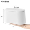 SUBEKYU Mini Trash Can with Lid,Small Desk Trash Can,Countertop Mini