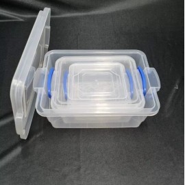 Alica Juego Rectangular 3 Pzs Alica (600 Ml, 1.2 L, 2.2 L)