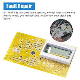 MIYOLO 013464F PC Board Control for Raypak Digital Gas Heater Model 206A 406A 185B 265B 335B 405B 266A 336A 207A 267A 337A 407A Pool Heater Replacement Parts