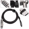 EBTOOLS - Bloqueo de cable de seguridad para computadora, 4