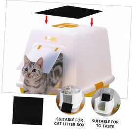Hohopeti 8pcs Charcoal Filters for Cat Litter Boxes Pans Odor Eliminating Replacement Pads Activated Carbon Cushion for Clean Air Pet Areas Compatible Kitten Litter Trays