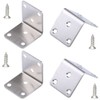 NNNJunhua Stainless Steel Angle Bracket Reverse Hole External Wrap Heavy