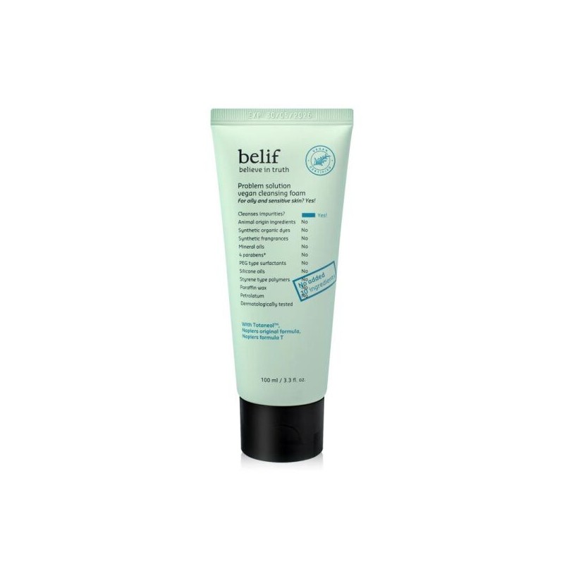 Belif 빌리프 프라블럼 솔루션 비건 클렌징 폼 100ml Belif Problem