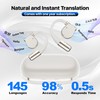 AI Language Translation Earbuds, 3-in-1 OWS Real-Time AI Translator Earbuds,