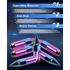 ECCPP M12X1.5 Wheel Lug Nuts 20 Pieces M12X1.5 Chrome Spline