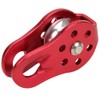 Outdoor Portable Climbing Metal Hardware Single Sheave Fixed Pulley with