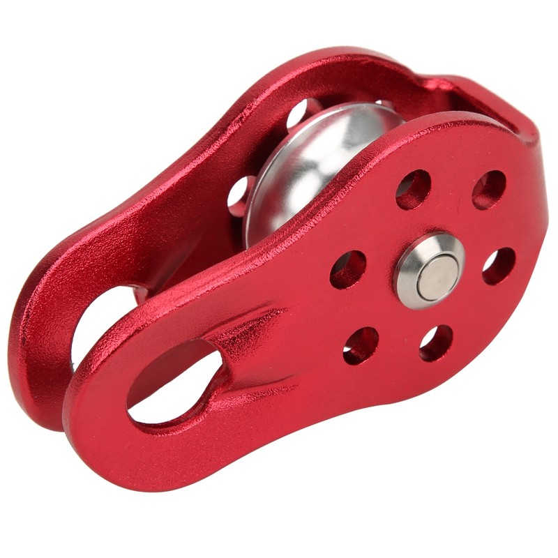 Outdoor Portable Climbing Metal Hardware Single Sheave Fixed Pulley with