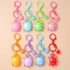 Cute Turtle Keychain Colorful Mini Resin 2 Sea Turtle Bag