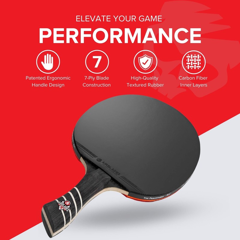 AirBlades The Peace Maker ALC - Professional Ping Pong Paddle