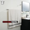 JQK Bath Towel Bar, 33 Inch 304 Stainless Steel Thicken