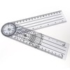 Set of 6 Piece Spinal Finger Goniometer Protractor Ruler 360